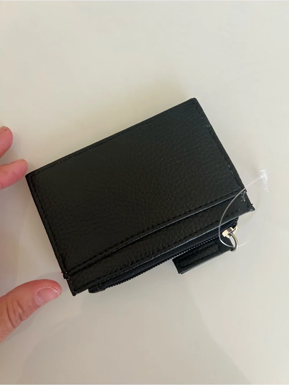 MTV Black and Hot Pink Zip Card Holder